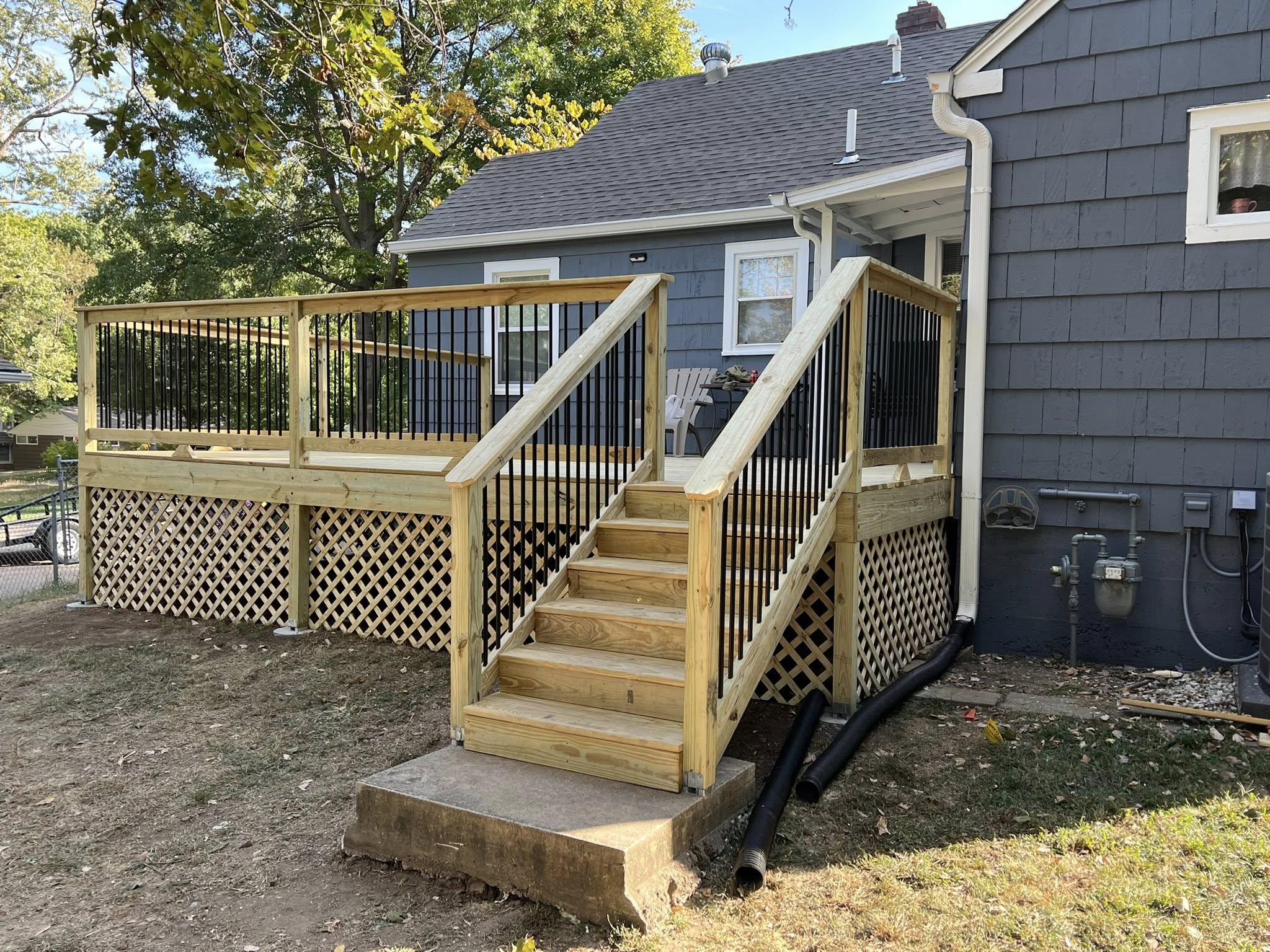 Backyard deck · Brookside